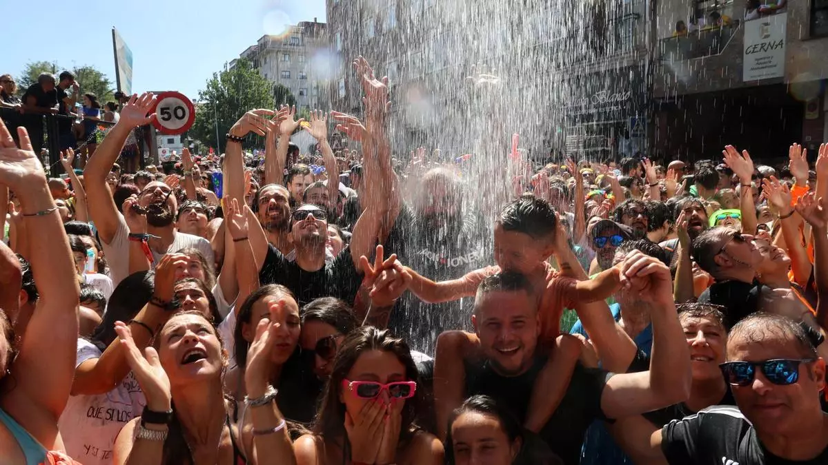 La Festa da Auga empapa Vilagarcía de felicidad