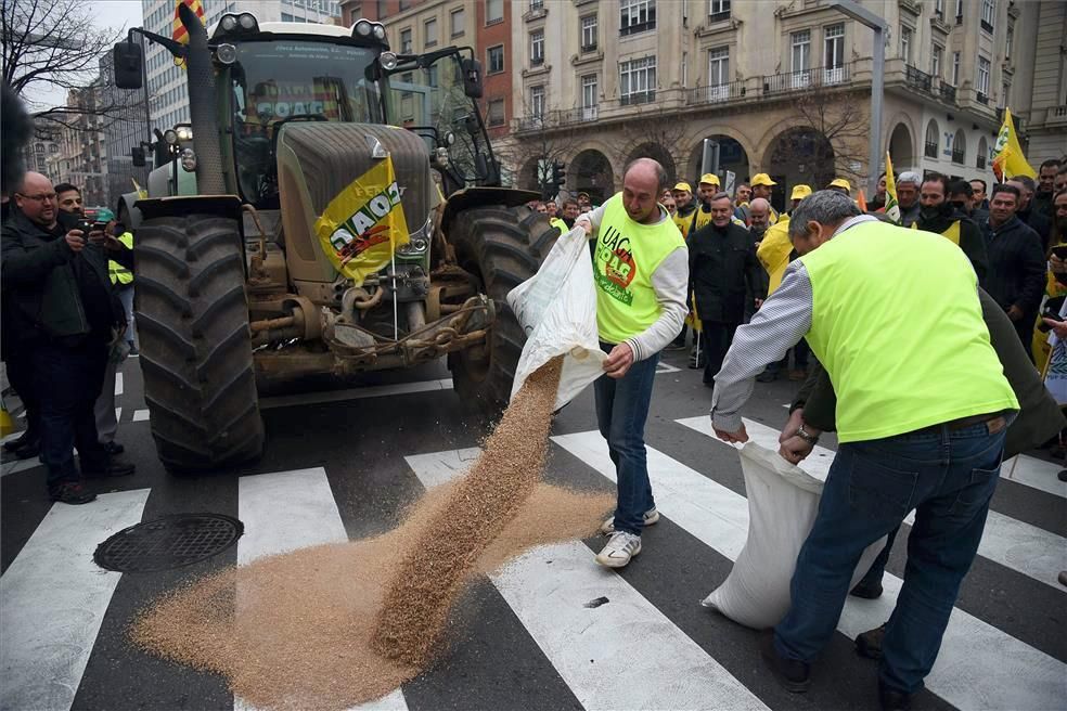 La Tractorada toma Zaragoza