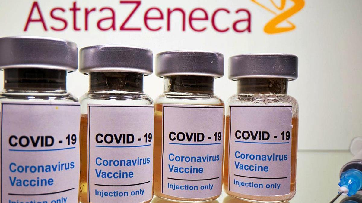 Vials de la vacuna d&#039;AstraZeneca.