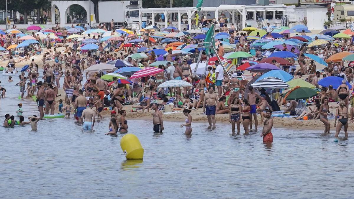 La platja Gran de Palamós en una imatge d&#039;arxiu