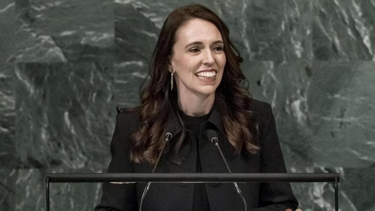 Jacinda Ardern.