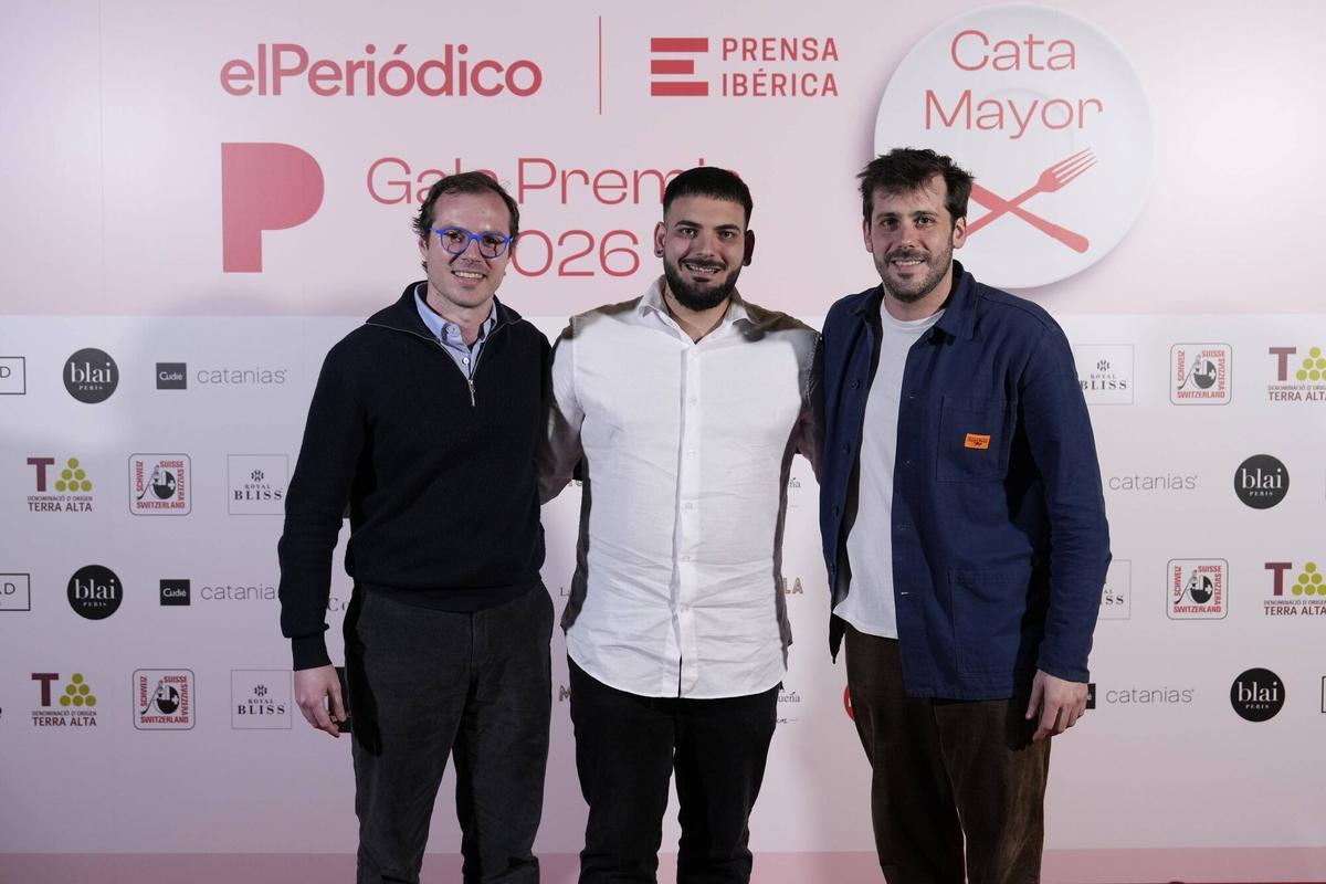 Xavi Moragas, Germán Caballero y Víctor Ródenas,  de Casa Fiero