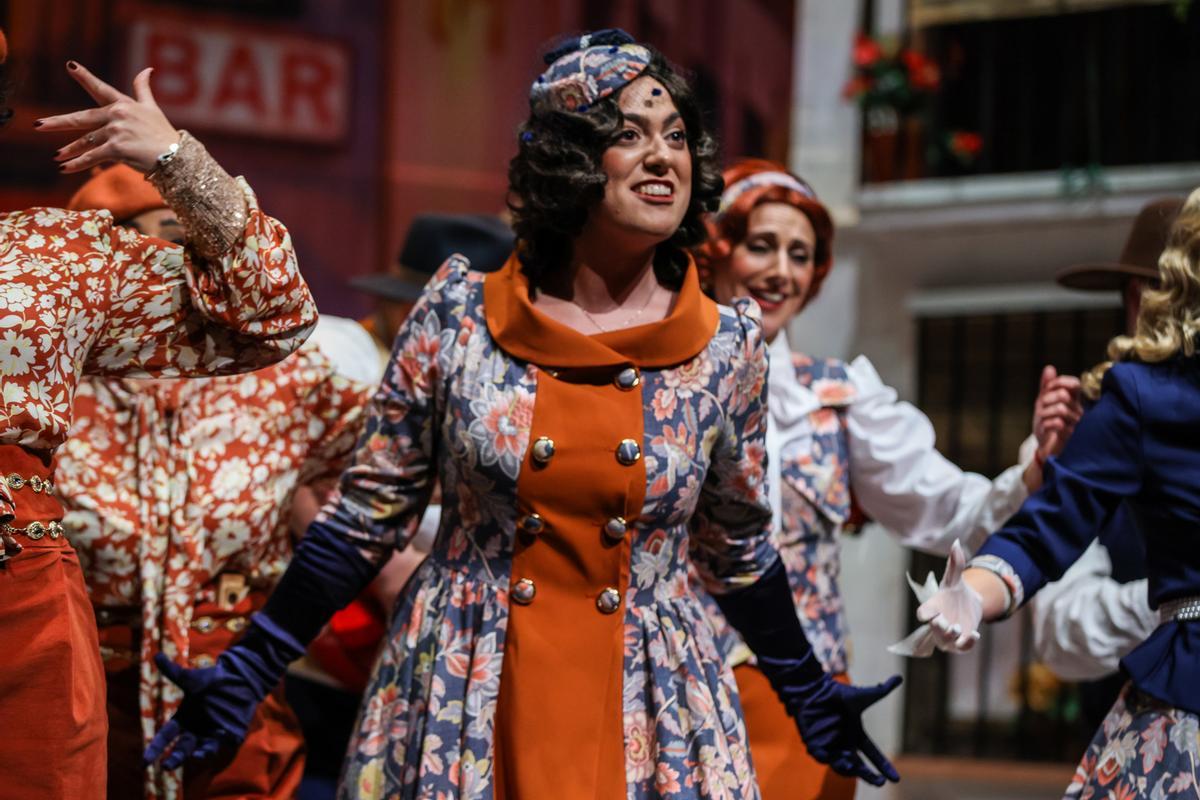 'La comparsa del valle', de Alhaurín El Grande, en la segunda preliminar del COAC 2026 del Carnaval