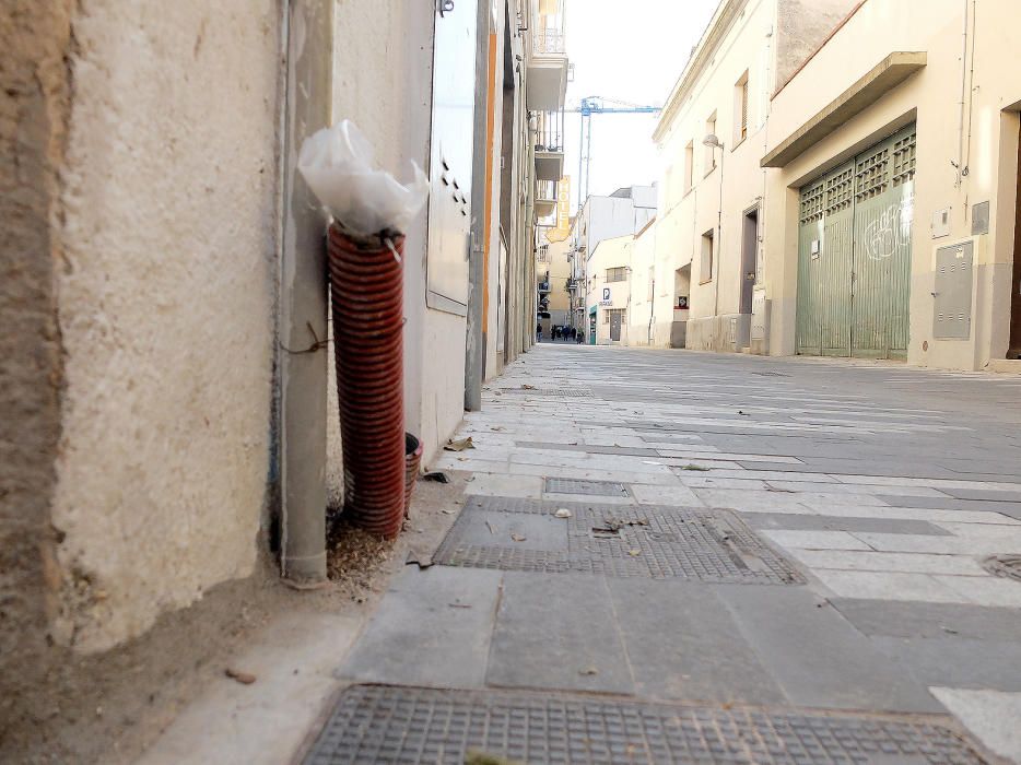 Obres inacabades al centre de Figueres