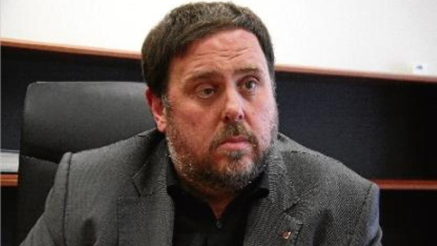 El vicepresident de Catalunya i conseller d&#039;Economia i Hisenda, Oriol Junqueras.