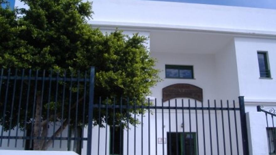 Colegio La Garita, en Arrieta.