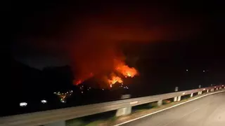Asturias registra seis incendios forestales y activa el plan de emergencias