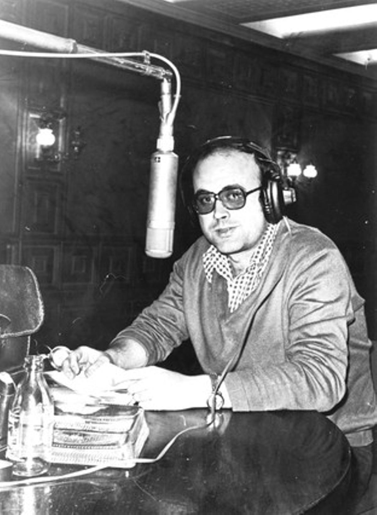 El periodista, en els seus inicis a TVE. El periodista, en els seus inicis a TVE.