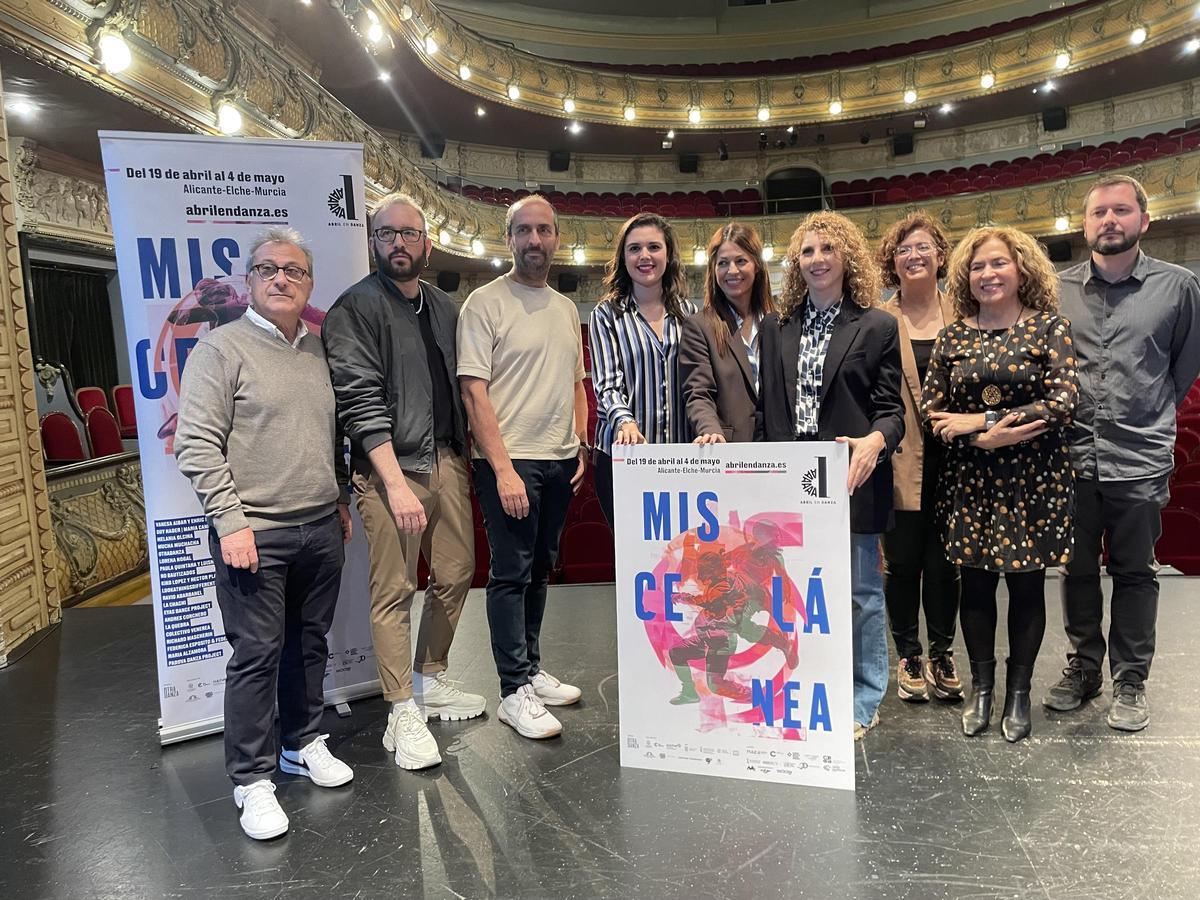 Un momento de la presentación del Festival de Danza que recorre Murcia, Alicante y Elche