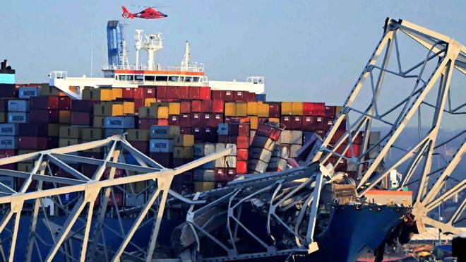 Un barco derrumba el mayor puente de Baltimore