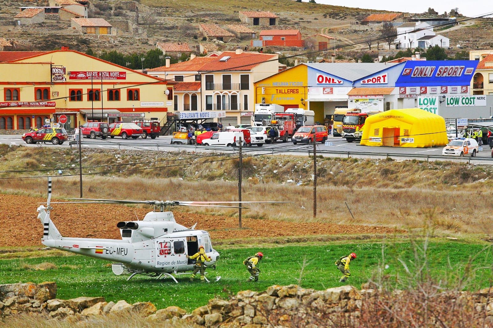 Las imágenes del incendio forestal en Villanueva de Viver