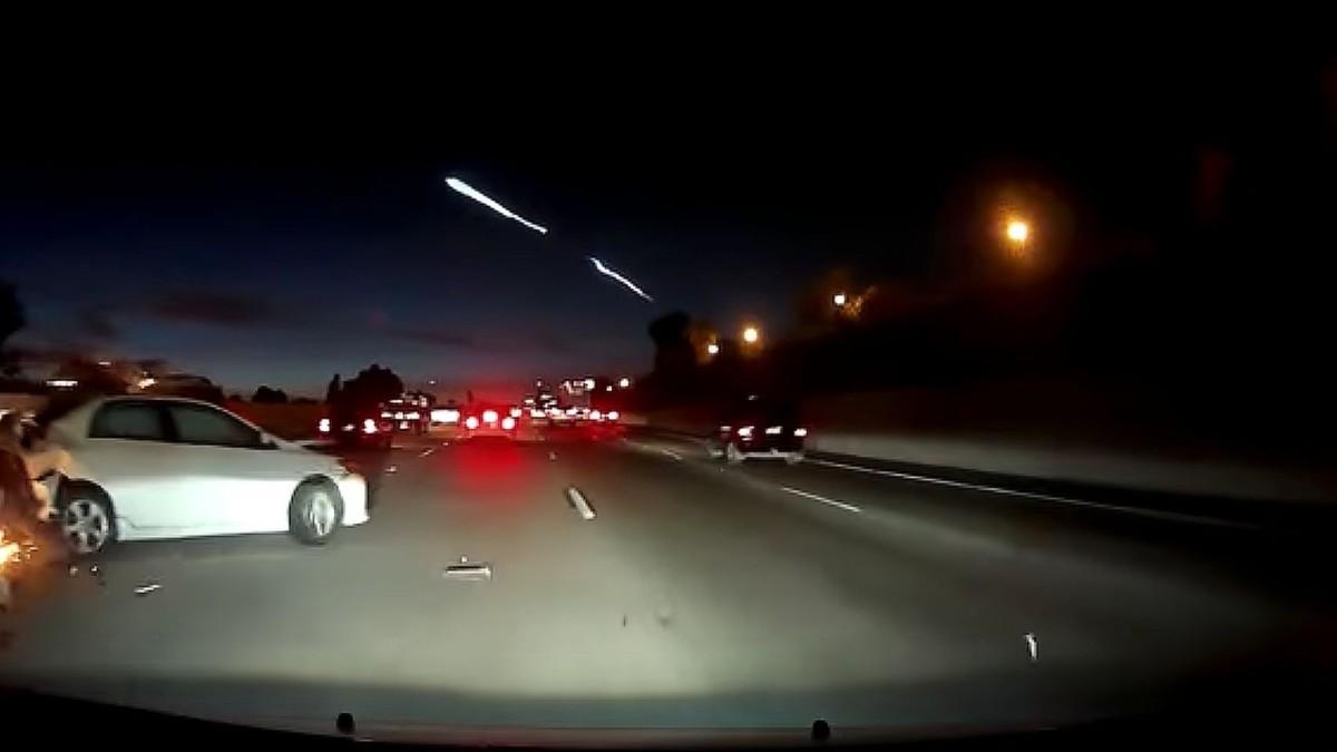 Vídeo: El accidente múltiple que provocó el cohete de Elon Musk en California