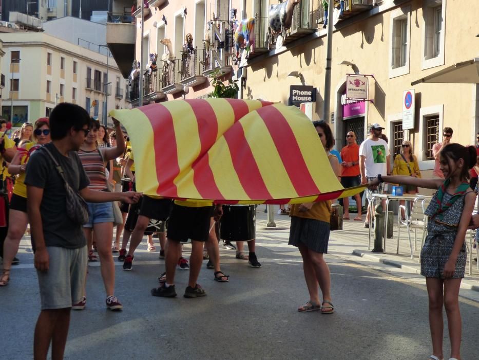 Nit de revetlla amb la Flama del Canigó