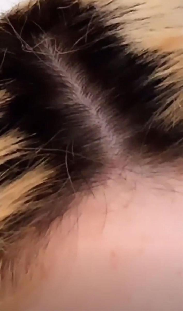 Raíces de Kylie Jenner
