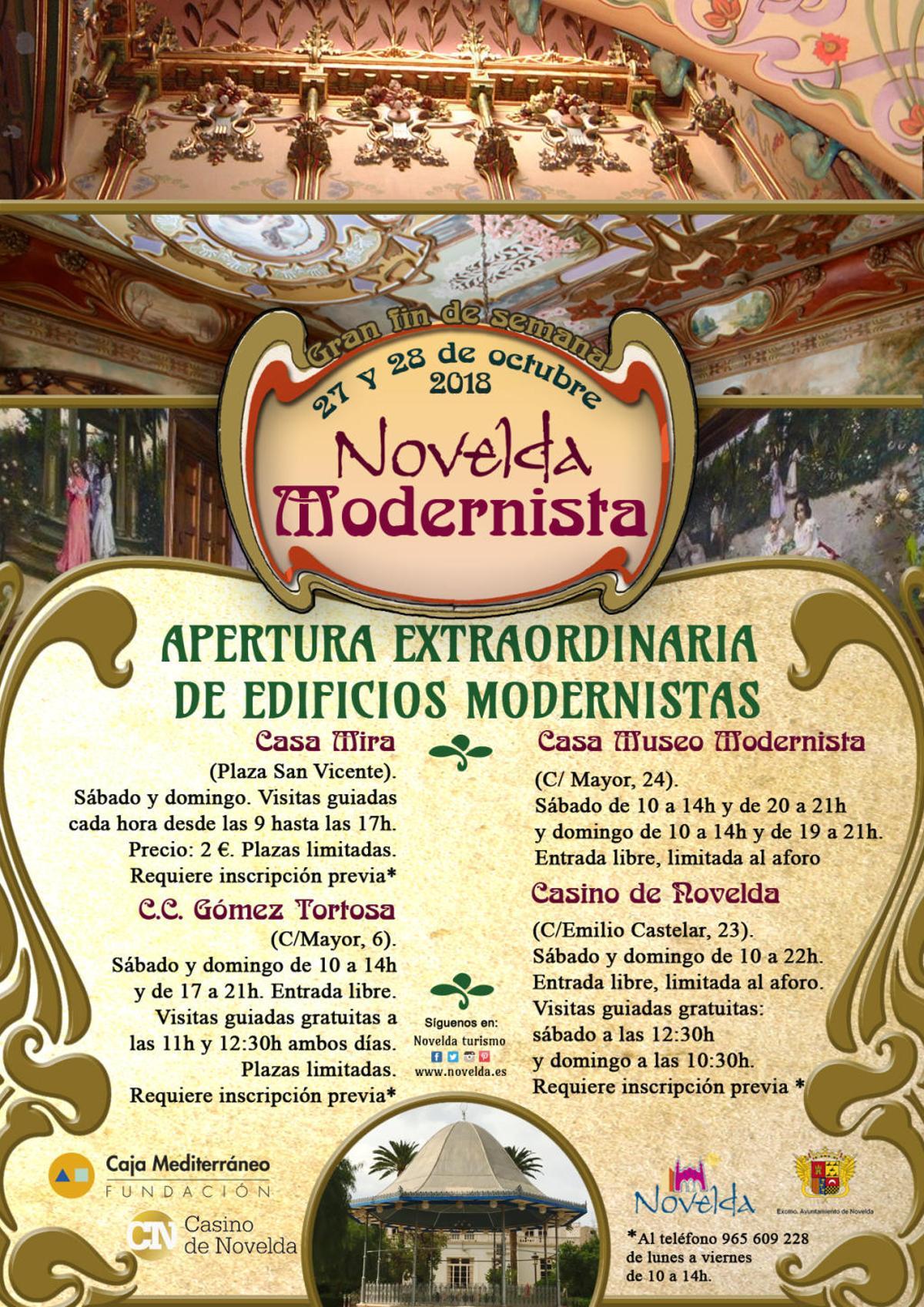 "Novelda Modernista" abre las puertas de la Casa Mira