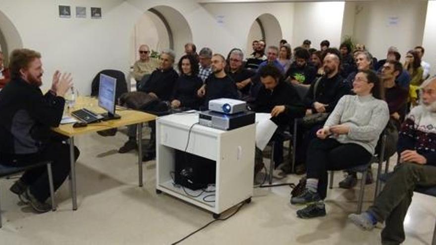 Un moment de l&#039;acte celebrat al centre cultural el Casino de Manresa