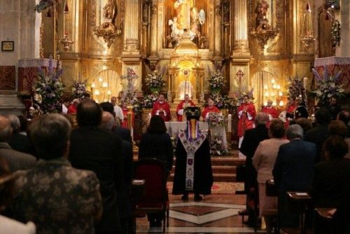 Misa con motivo de las fiestas de Caravaca