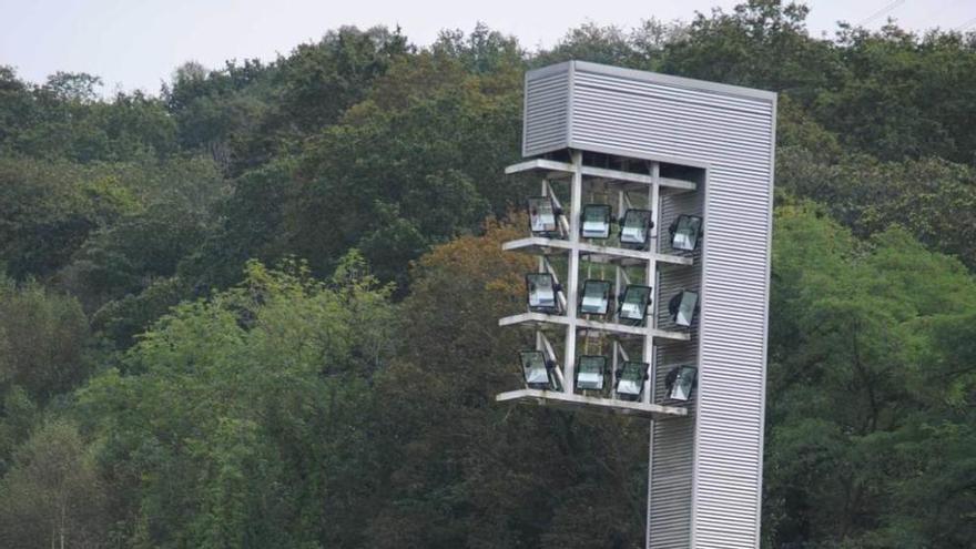 Una de las torres afectadas en El Bayu.