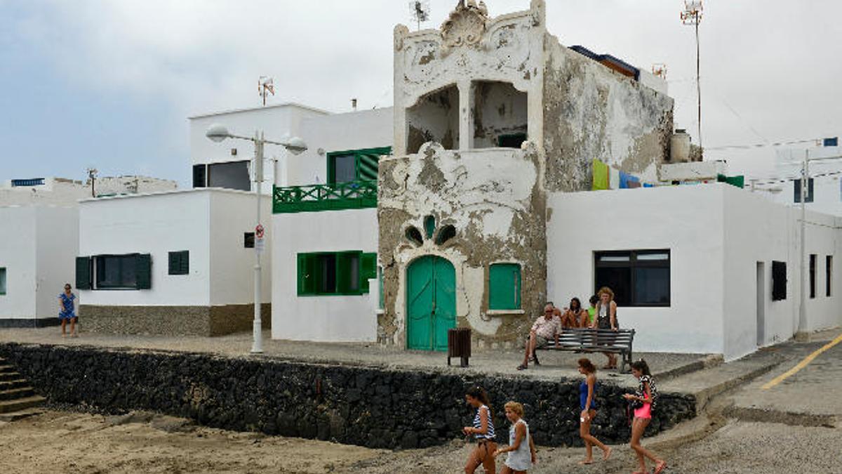 La casa modernista de Famara.