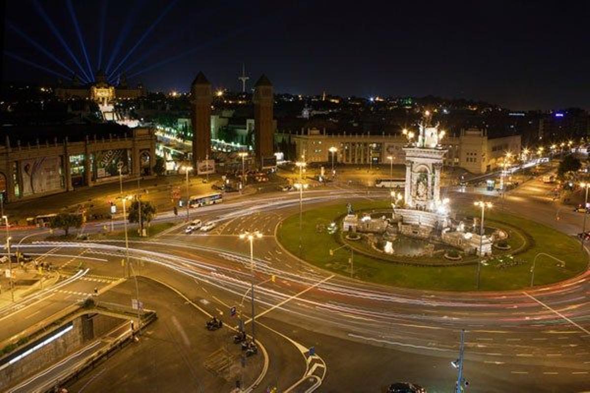 La Plaza de España de Barcelona.