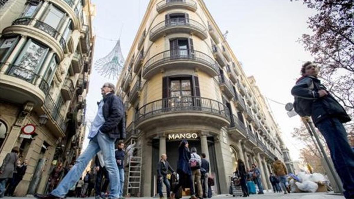 Tienda de Mango en Barcelona.