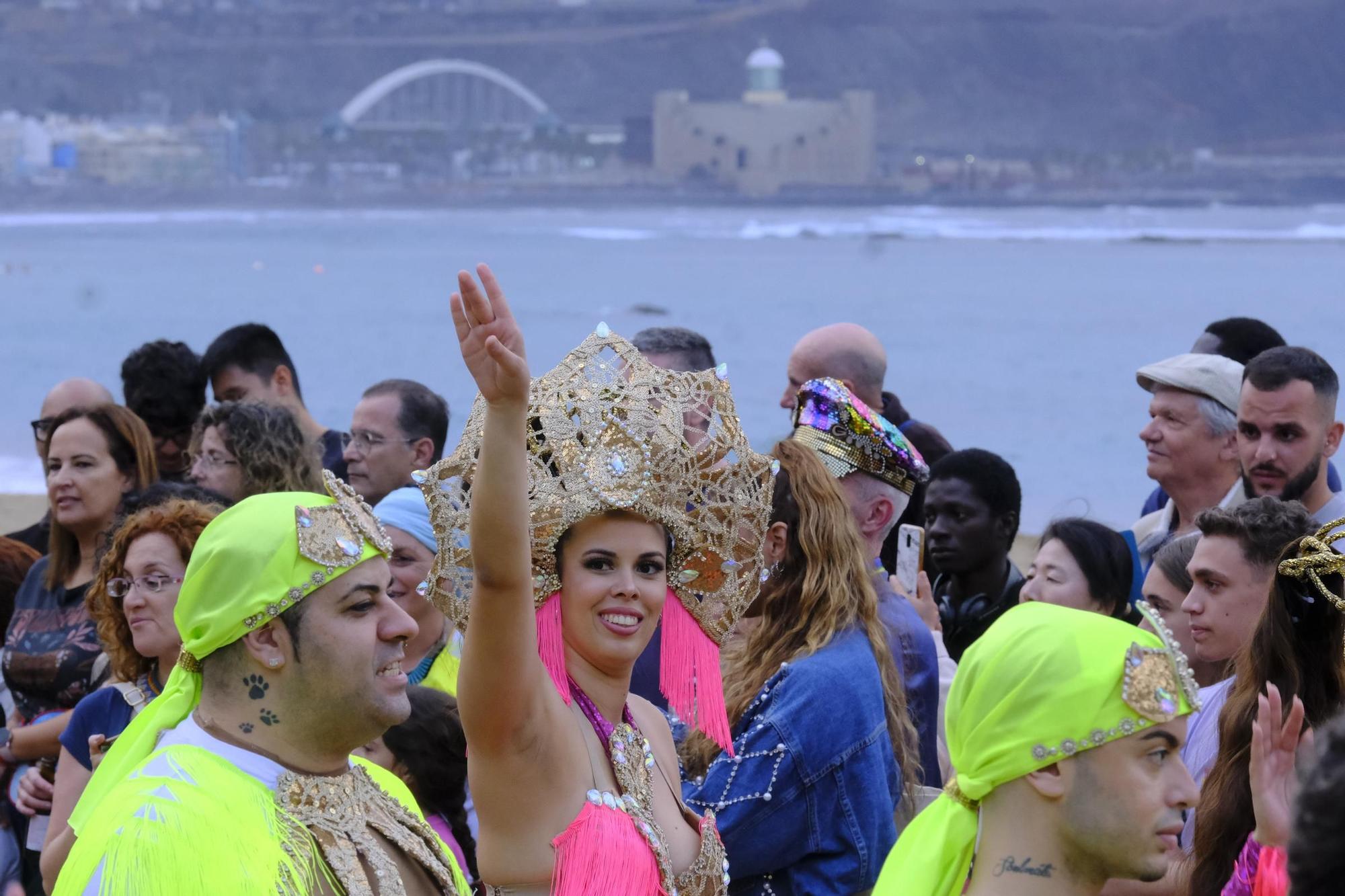 Encuentro de comparsas y batucadas del Carnaval de Las Palmas de Gran Canaria 2024