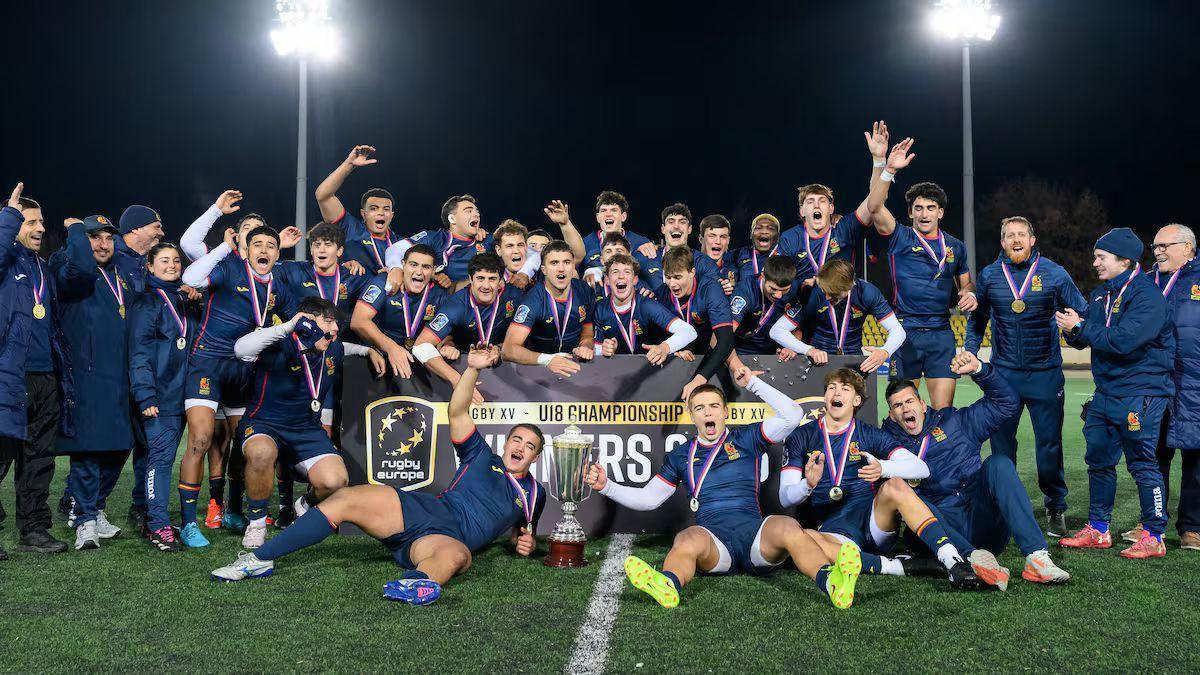 ¡Son de ORO! Los Leones M18 superan a Georgia 11-16 y levantan el título europeo de la categoría por primera vez en la historia.