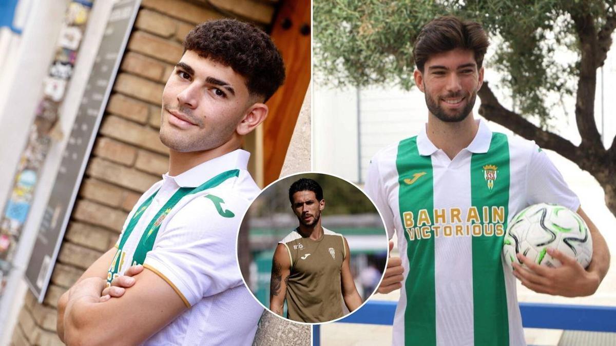A la izquierda, Salim El Jebari; a la derecha, Theo Zidane; en la parte inferior, Nélson Monte.