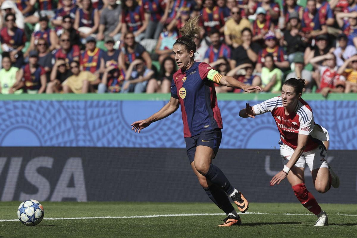 Les imatges de lArsenal - Barça de la final de la Champions femenina