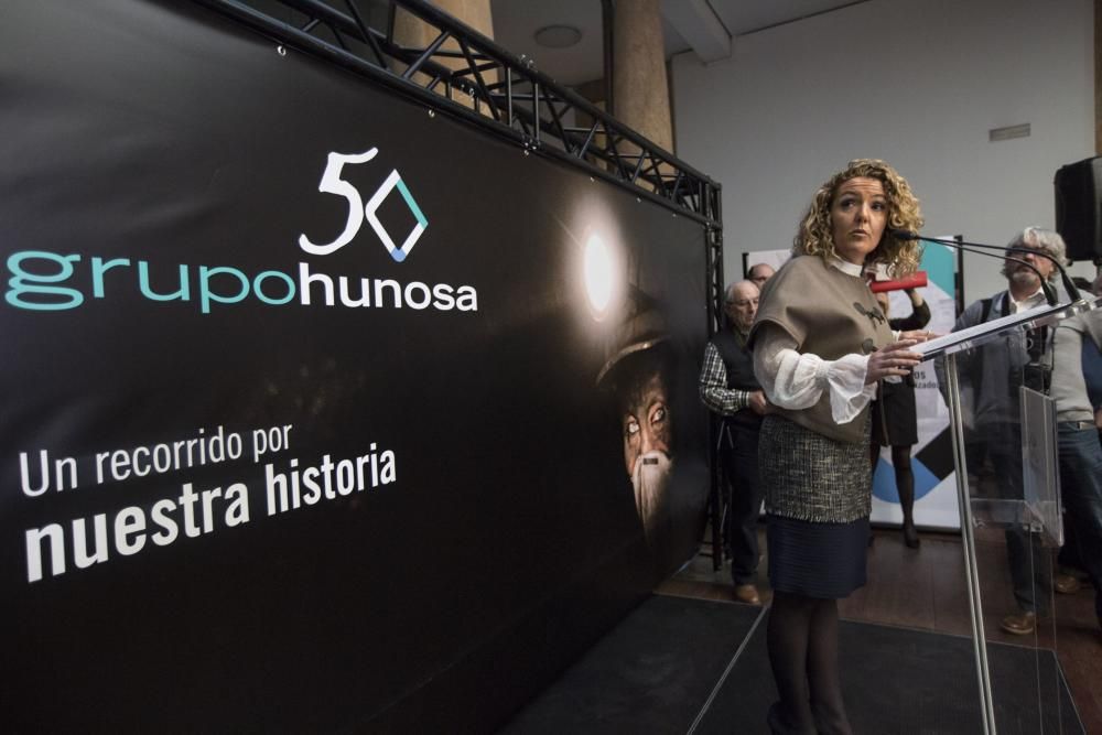 Presentación de los actos del 50 aniversario de Hunosa