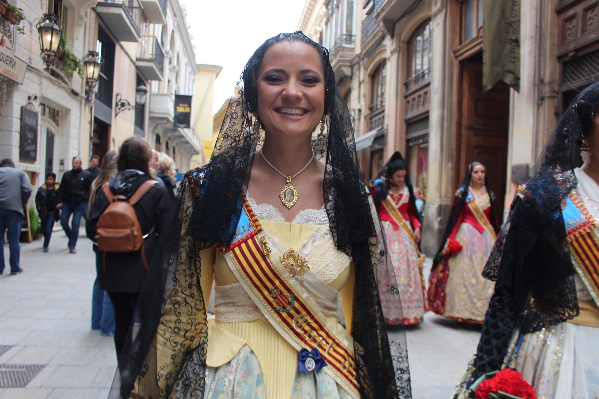 Galería de falleras ilustres en la Ofrenda de las Fallas 2022