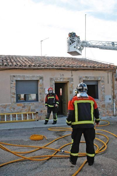 Incendio en el Espíritu Santo (Zamora)