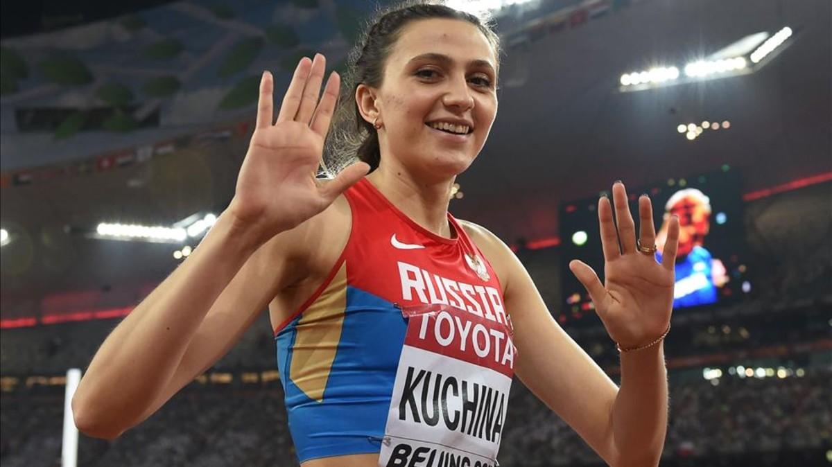 Maria Kuchina, campeona mundial de salto de altura 2015, podrá volver a competir