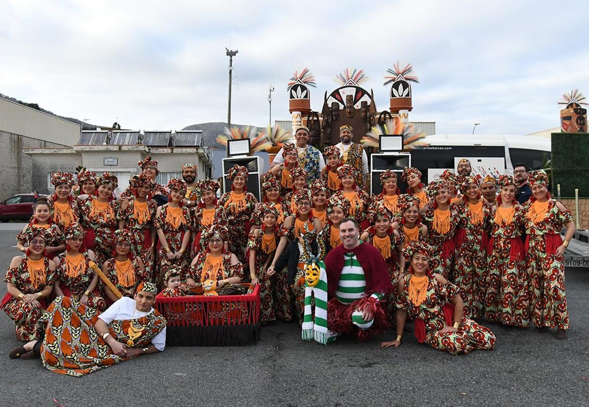 O desfile xuntou máis de 500 persoas disfrazadas.