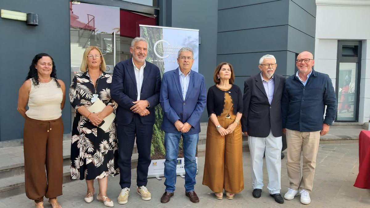 Esther Delgado, Elena Alamo, LLuís Serra, Marco Aurelio Pérez, Inés Miranda, Guilelrmo Morales y José Miguel Alamo
