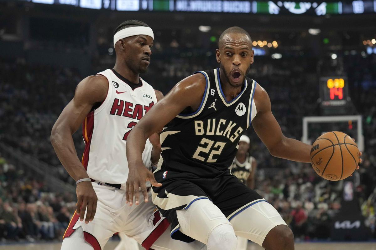 Un lance del Milwaukee Bucks - Miami Heat.