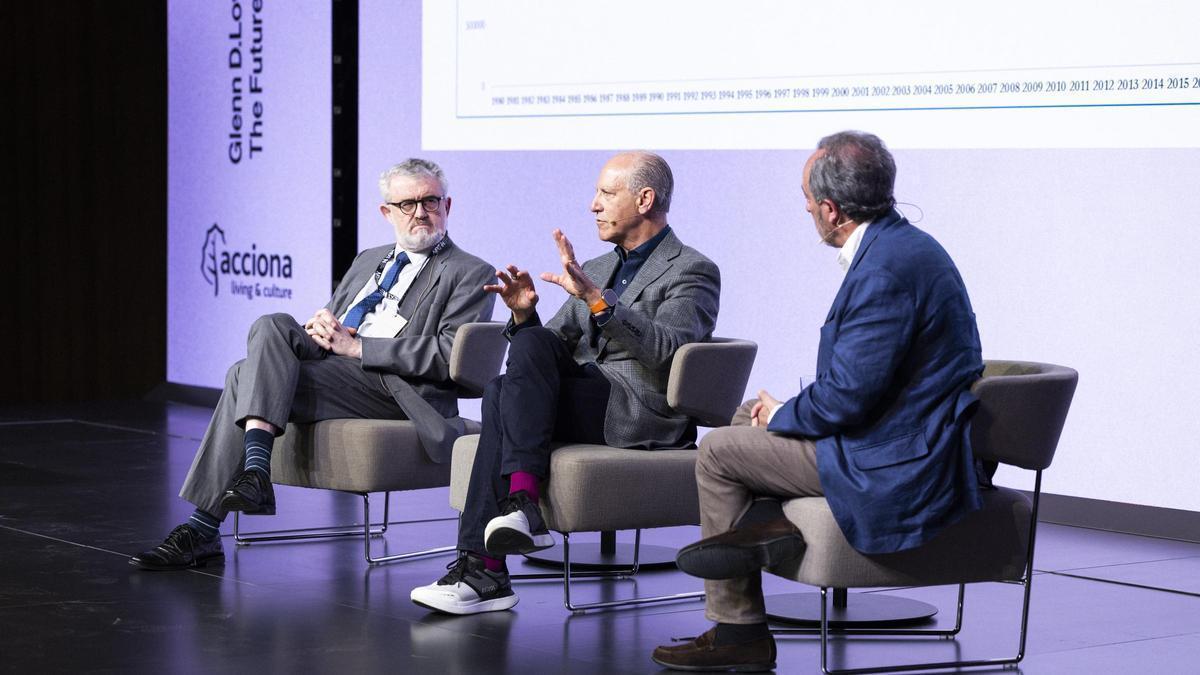 Miguel Falomir (Museo del Prado), junto a Genn D. Lowry (MoMA) y Michael Kimmelman (The New York Times)