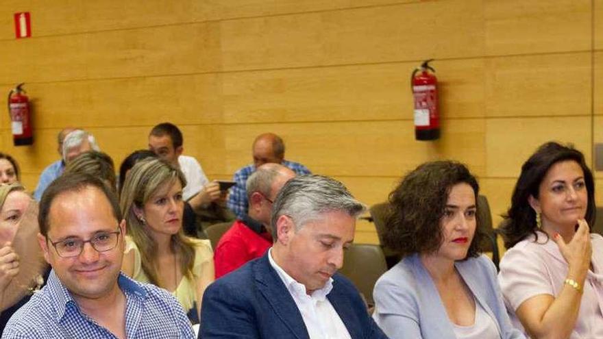 El exsecretario de Organización del PSOE César Luena, durante el &quot;congresillo&quot; de los socialista riojanos. // Efe