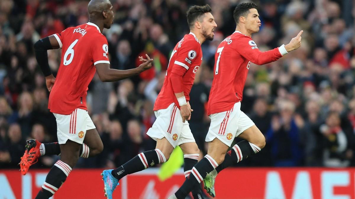 Cristiano Ronaldo celebrando un gol frente al Tottenham