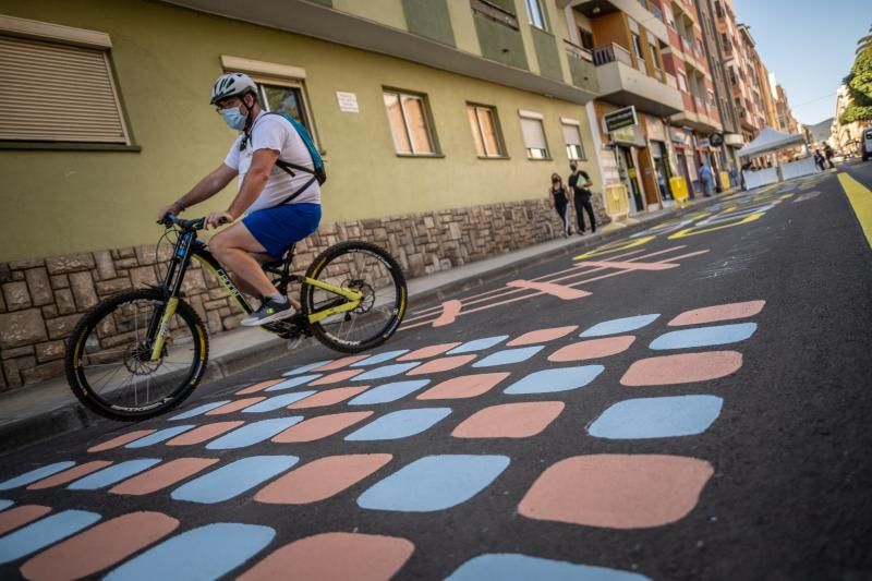 Comienzan a pintar el mural de Heraclio Sánchez