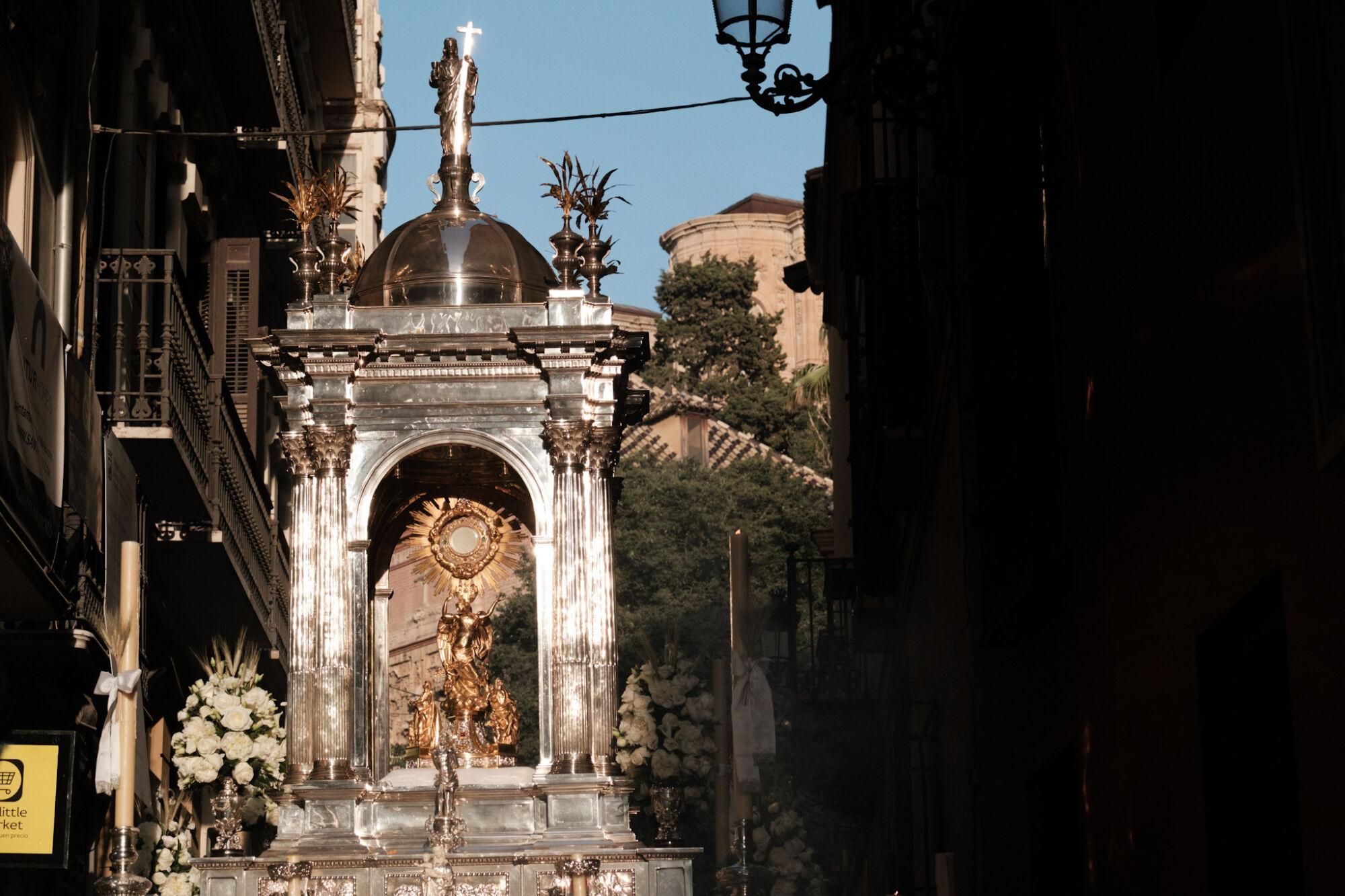 Procesión del Corpus Christi en Málaga 2025
