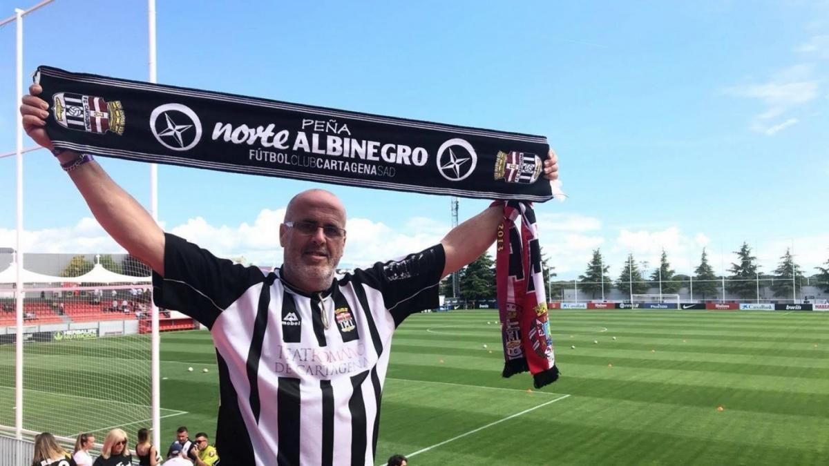 Eduardo Noguera, nuevo presidente de la Federación de Peñas del FC Cartagena