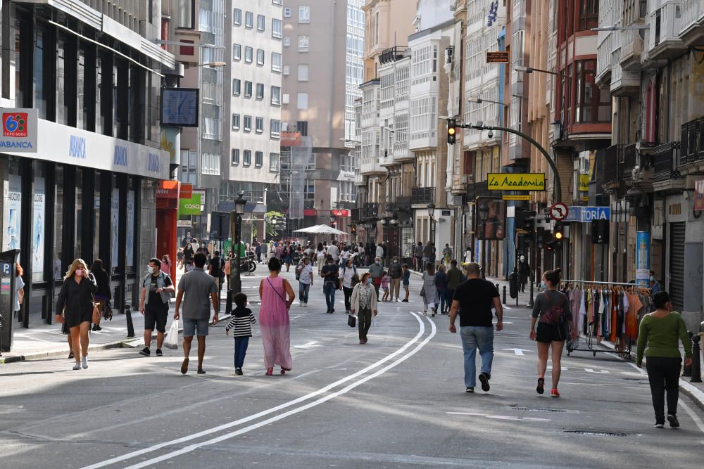 A Coruña celebra el ''Día sin coches'' en San Andrés