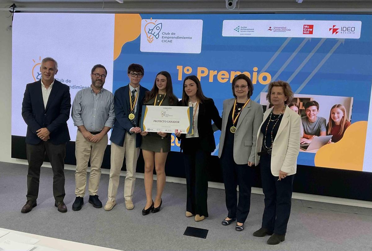 El Colegio Británico de Aragón gana la I Edición del Club de Emprendimiento CICAE con el proyecto TerraLoop