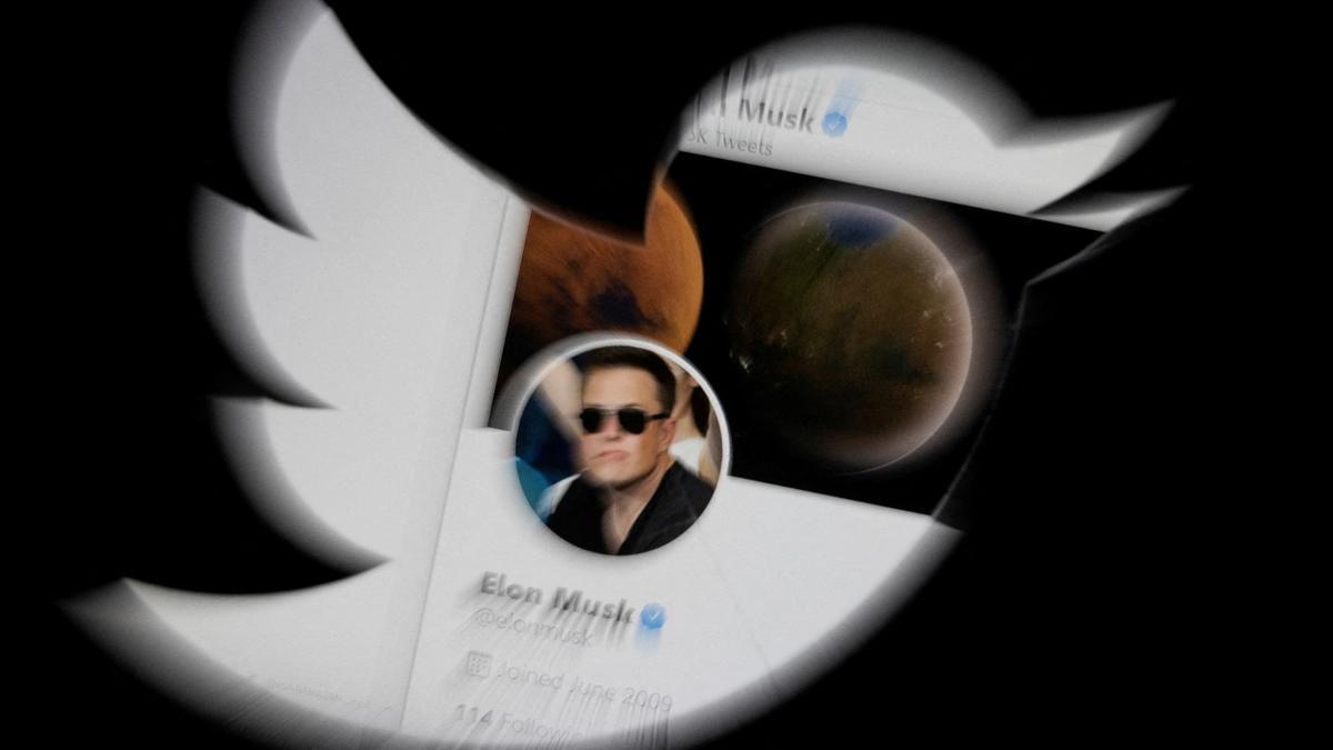 El perfil de Twitter de Elon Musk.