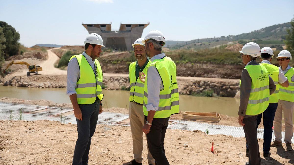 El ministro Óscar Puente, en la visita a unas obras.