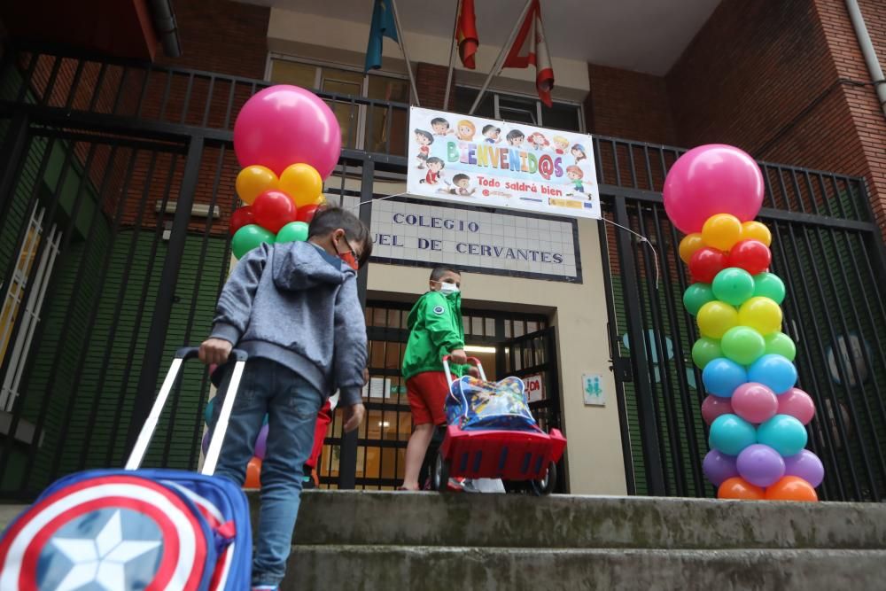 Gijón: a las aulas con distancia y sin lloros