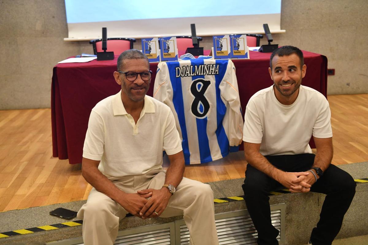 Djalminha presenta su libro en A Coruña Djalminha presenta su libro en A Coruña