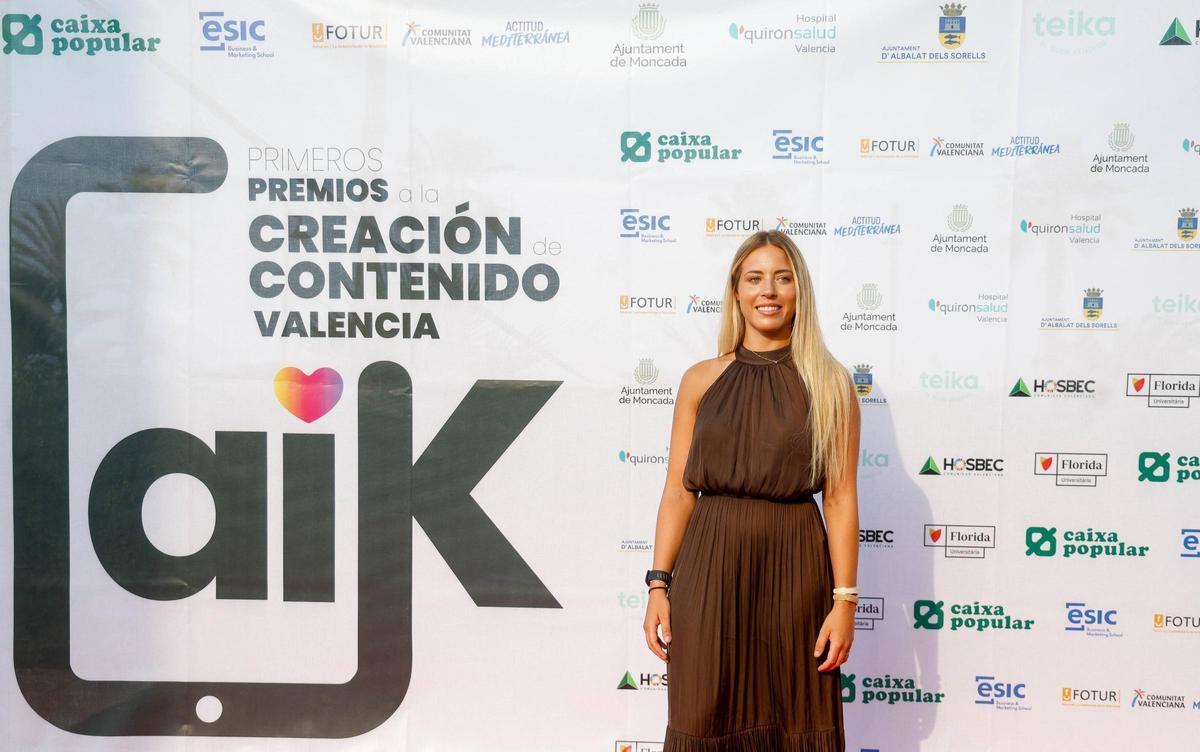 Nerea Martí, premiada en la Categoría Deporte de los LAIK.
