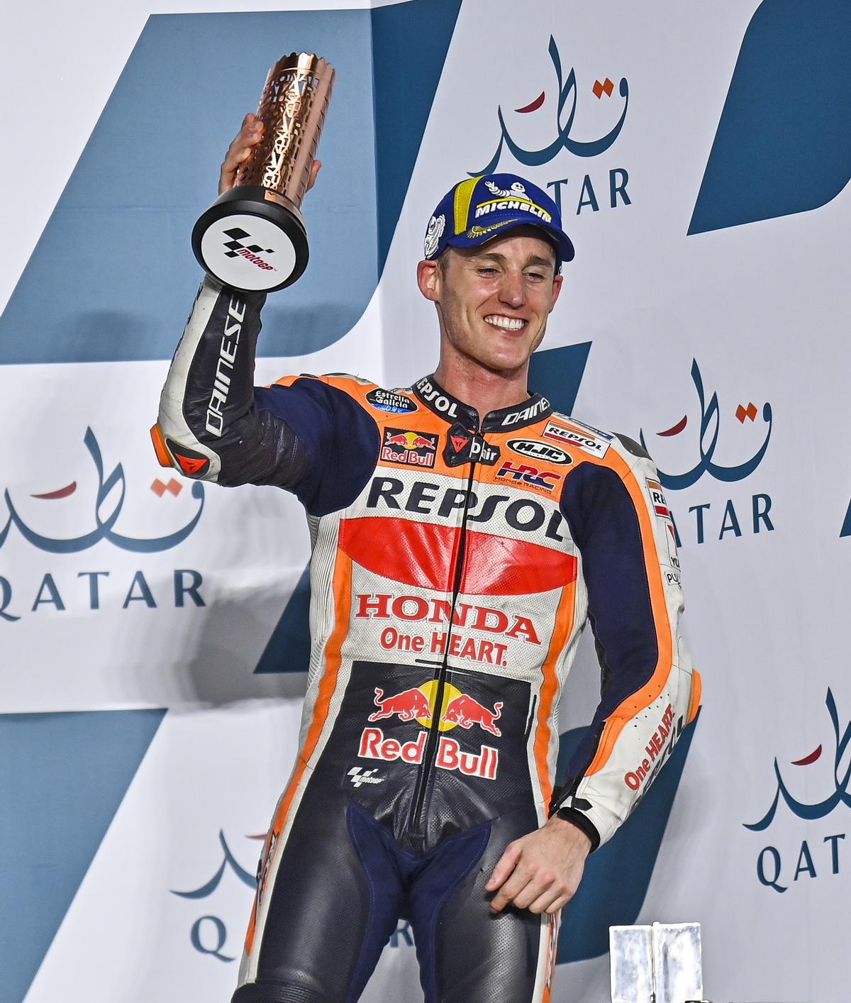 Pol Espargaró se subió al tercer escalón del podio del GP de Catar